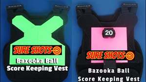 Green & Hot Bazooka Ball Score Vest